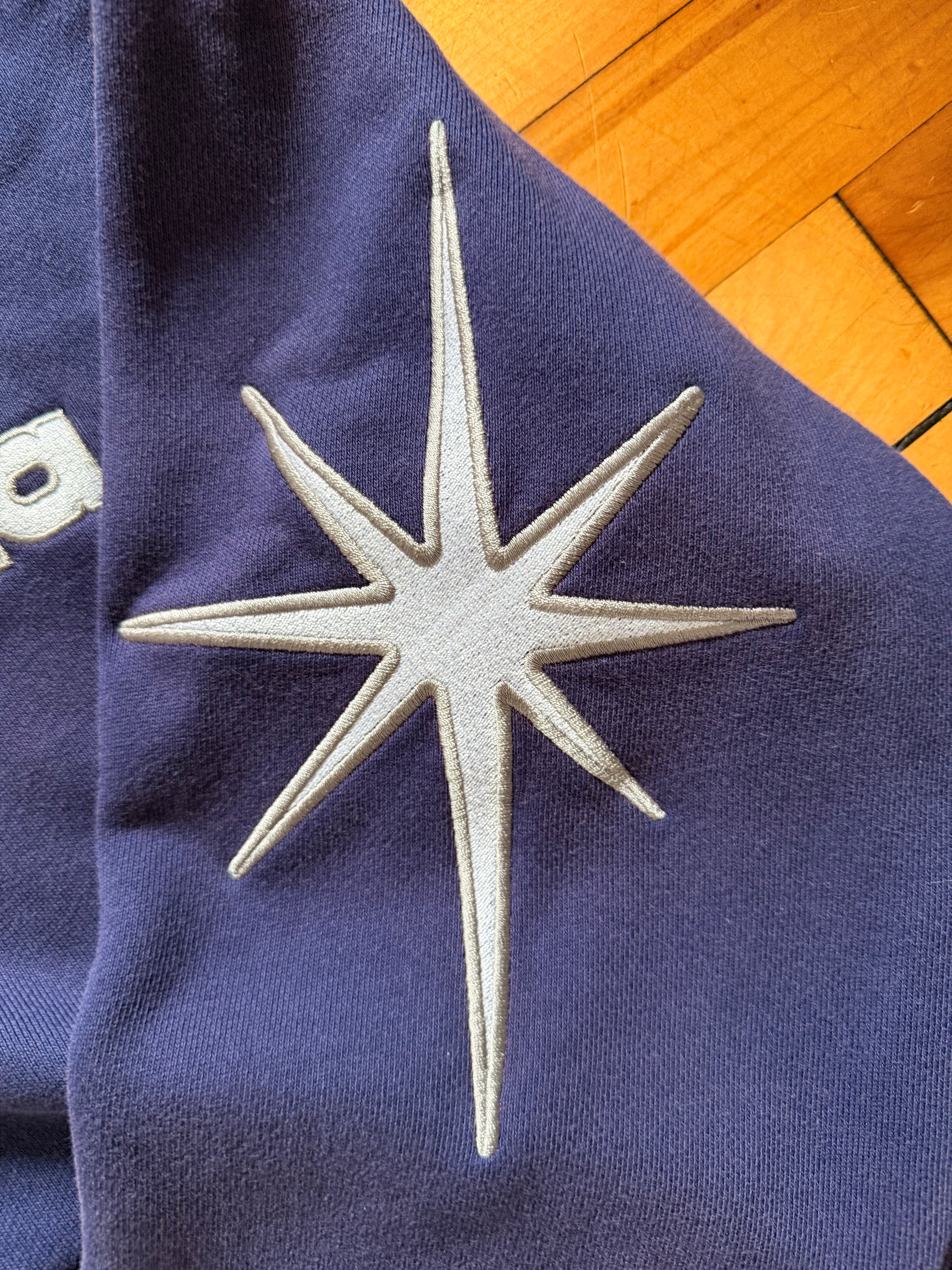 Polaris Zip Hoodie - Washed Navy