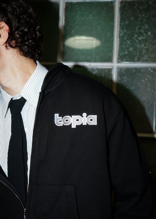 Polaris Zip Hoodie - Black